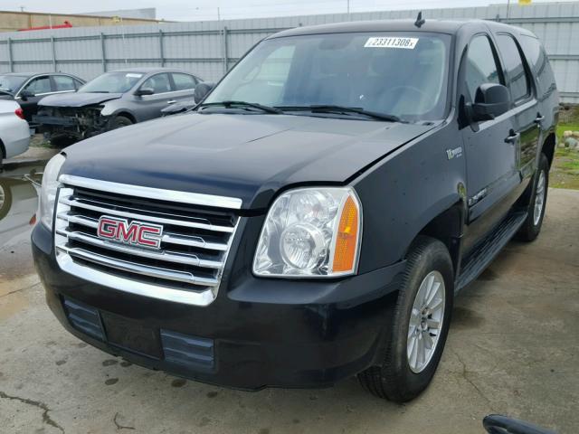 1GKFC13598R173476 - 2008 GMC YUKON HYBR BLACK photo 2