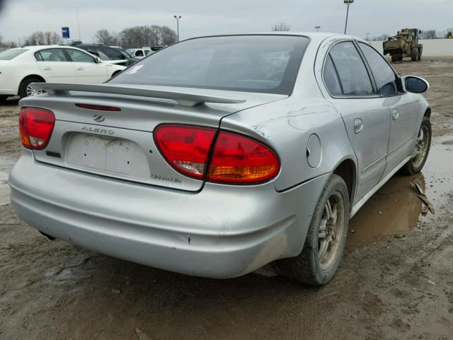 1G3NL52E71C251276 - 2001 OLDSMOBILE ALERO GL SILVER photo 4