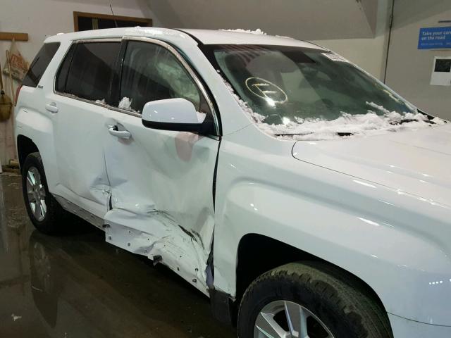 2GKALMEK3C6250734 - 2012 GMC TERRAIN SL WHITE photo 9