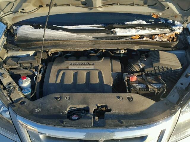 5FNRL38428B088764 - 2008 HONDA ODYSSEY EX BLUE photo 7