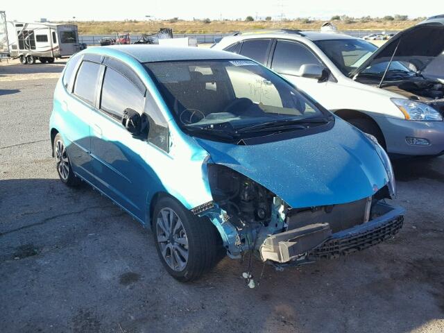 JHMGE8H55DC058574 - 2013 HONDA FIT SPORT BLUE photo 1