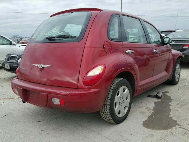 3A8FY48B98T213651 - 2008 CHRYSLER PT CRUISER RED photo 4