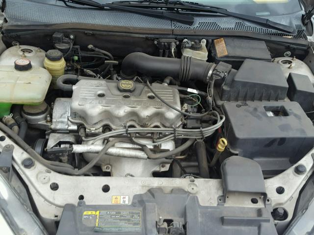 1FAFP33PX2W283058 - 2002 FORD FOCUS LX SILVER photo 7