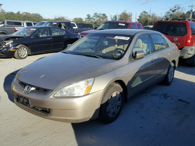 JHMCM55313C064597 - 2003 HONDA ACCORD LX GOLD photo 2