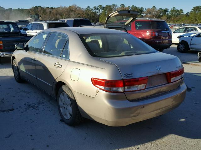 JHMCM55313C064597 - 2003 HONDA ACCORD LX GOLD photo 3