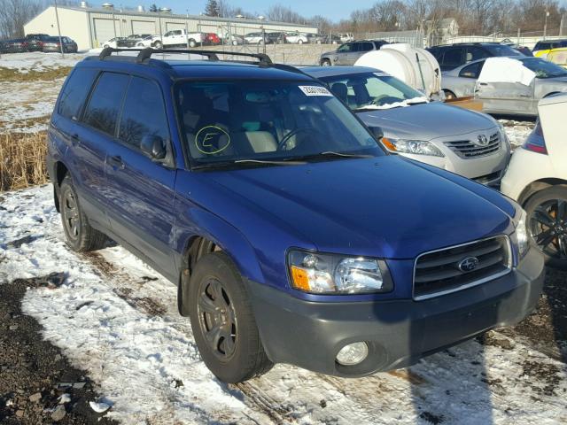 JF1SG63603H760190 - 2003 SUBARU FORESTER 2 BLUE photo 1