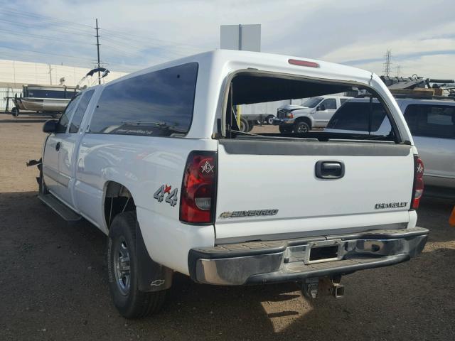 1GCEK19T84E370284 - 2004 CHEVROLET SILVERADO WHITE photo 3