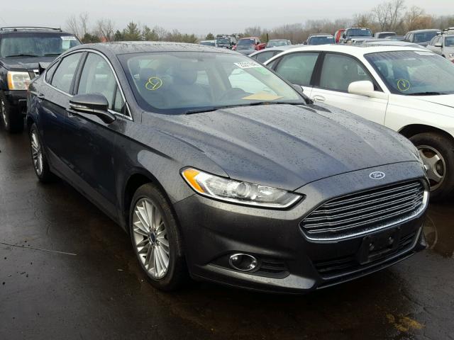 3FA6P0T90GR294306 - 2016 FORD FUSION SE GRAY photo 1