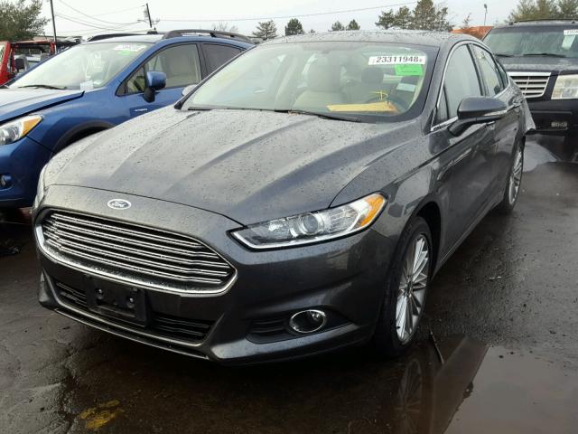 3FA6P0T90GR294306 - 2016 FORD FUSION SE GRAY photo 2