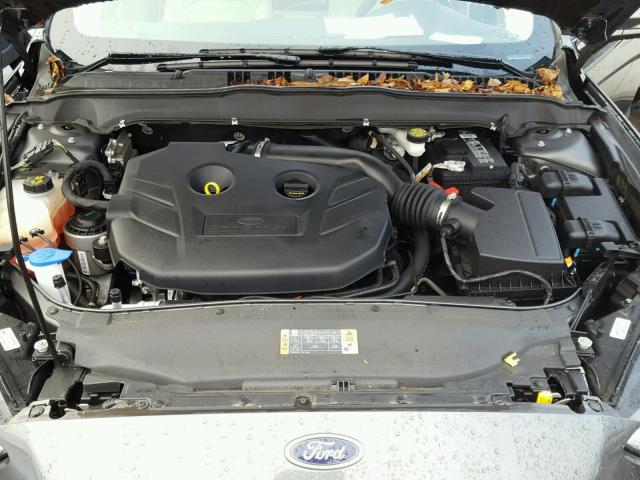 3FA6P0T90GR294306 - 2016 FORD FUSION SE GRAY photo 7