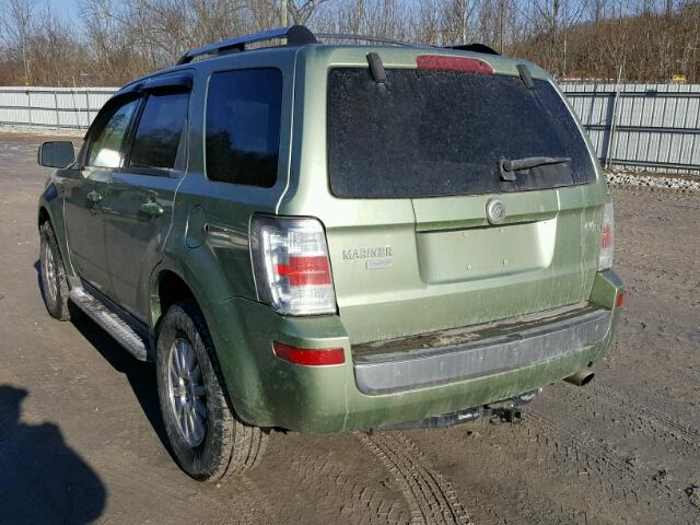 4M2CU97G49KJ00803 - 2009 MERCURY MARINER PR GREEN photo 3