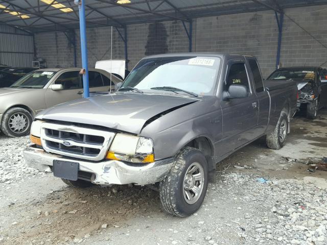 1FTYR14V5YTA03846 - 2000 FORD RANGER SUP GRAY photo 2