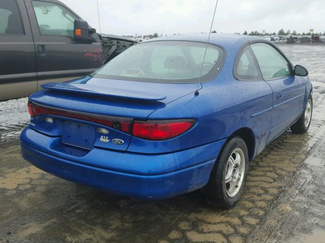 3FAKP1138XR169993 - 1999 FORD ESCORT ZX2 BLUE photo 4