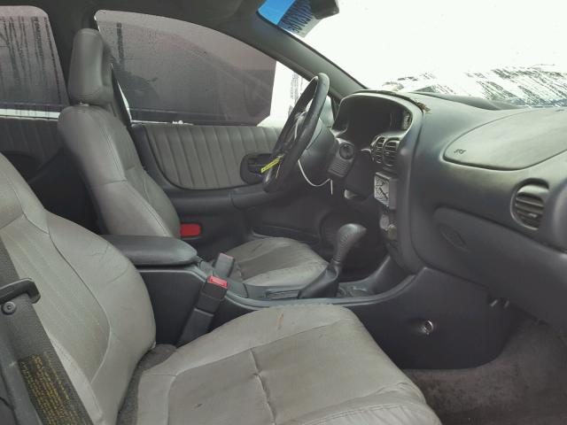 1G2WP52KX1F119436 - 2001 PONTIAC GRAND PRIX Gümüş foto 5