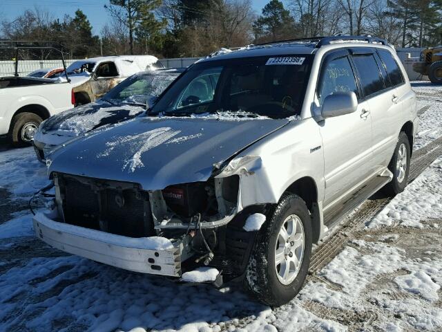 JTEHF21A820061714 - 2002 TOYOTA HIGHLANDER SILVER photo 2