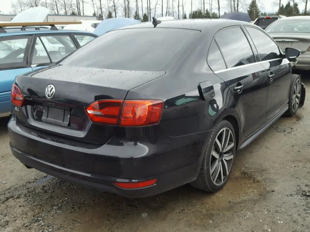 3VW4A7AJ3DM218593 - 2013 VOLKSWAGEN JETTA GLI BLACK photo 4