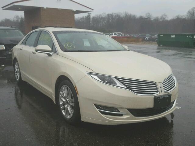 3LN6L2GK6GR605683 - 2016 LINCOLN MKZ BEIGE photo 1