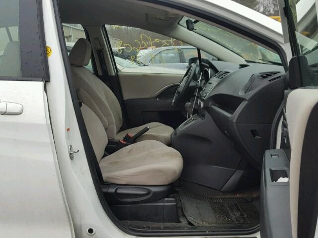 JM1CW2BL4C0112271 - 2012 MAZDA 5 WHITE photo 5