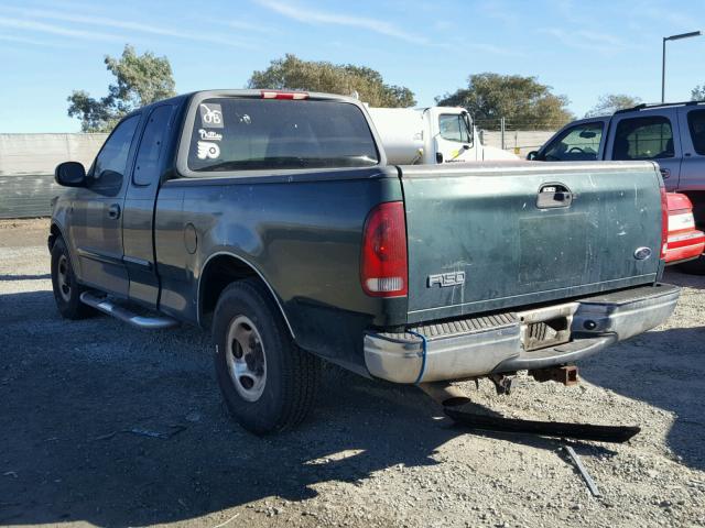 1FTZX17271NA65870 - 2001 FORD F150 GREEN photo 3