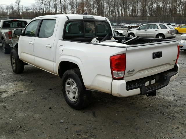 5TFCZ5AN6HX055386 - 2017 TOYOTA TACOMA DOU WHITE photo 3