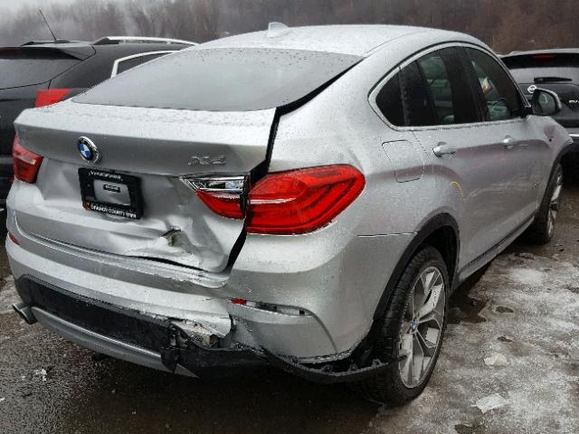 5UXXW3C59J0Y66012 - 2018 BMW X4 XDRIVE2 SILVER photo 4