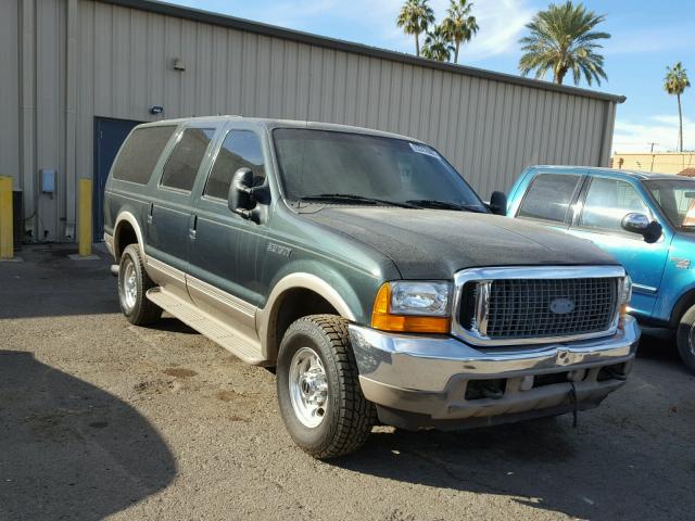 1FMSU43F81EA48477 - 2002 FORD EXCURSION BLACK photo 1