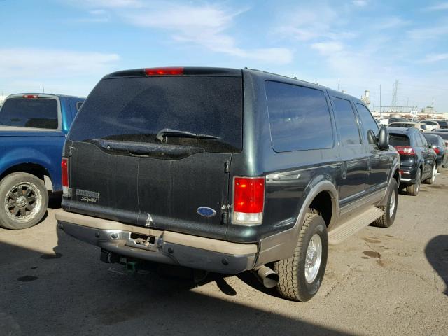 1FMSU43F81EA48477 - 2002 FORD EXCURSION BLACK photo 4