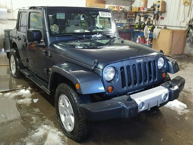 1J8GA59168L549726 - 2008 JEEP WRANGLER U CHARCOAL photo 1