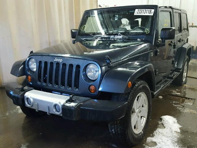 1J8GA59168L549726 - 2008 JEEP WRANGLER U CHARCOAL photo 2