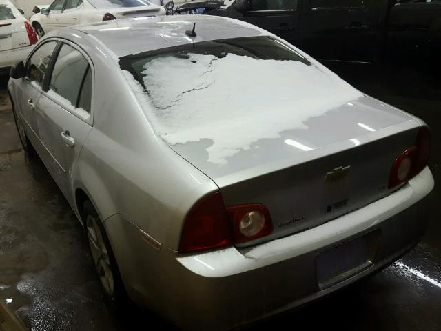 1G1ZG57B09F162981 - 2009 CHEVROLET MALIBU LS ვერცხლისფერი ფოტო 3