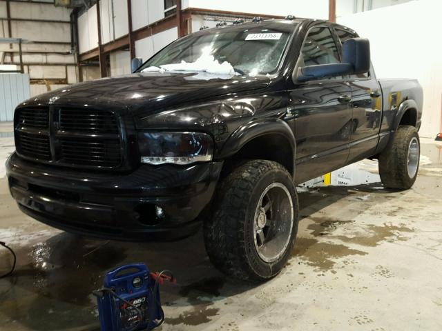 3D7KU28683G707225 - 2003 DODGE RAM 2500 S BLACK photo 2