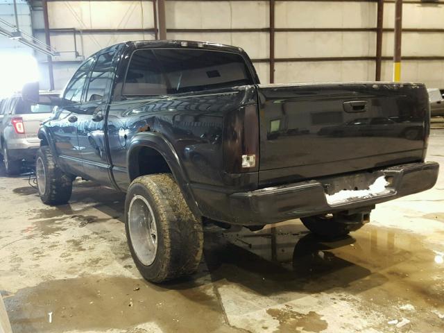 3D7KU28683G707225 - 2003 DODGE RAM 2500 S BLACK photo 3