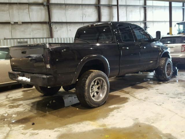 3D7KU28683G707225 - 2003 DODGE RAM 2500 S BLACK photo 4