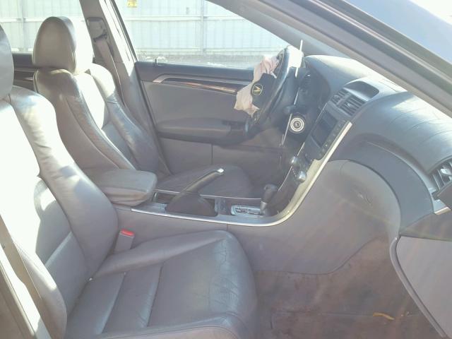 19UUA66285A015892 - 2005 ACURA TL GRAY photo 5