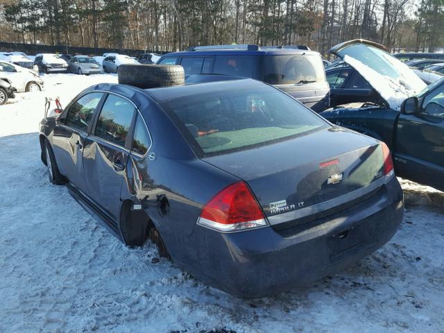 2G1WT57K791259147 - 2009 CHEVROLET IMPALA 1LT BLACK photo 3