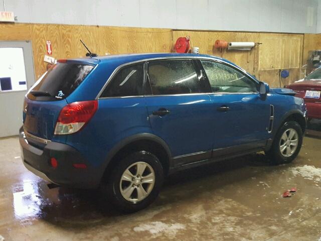 3GSCL33P79S527610 - 2009 SATURN VUE XE BLUE photo 4