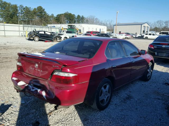 19UUA56653A002303 - 2003 ACURA 3.2TL BURGUNDY photo 4