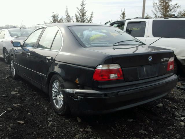 WBADT63422CH93104 - 2002 BMW 530 I AUTO BLACK photo 3