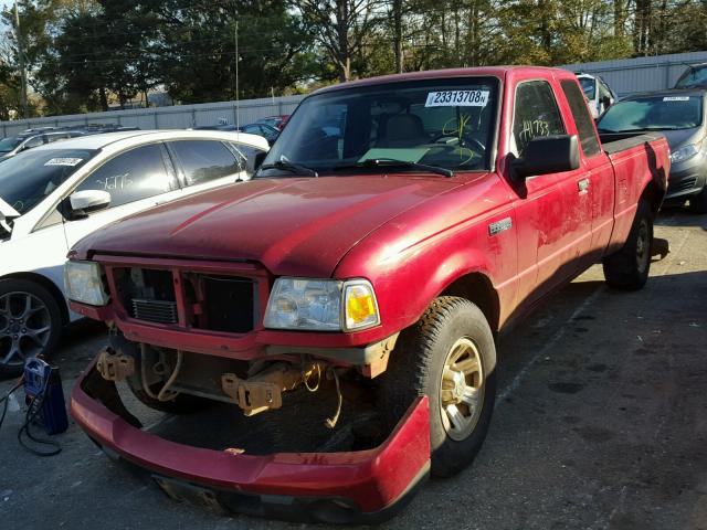 1FTYR44U88PA42271 - 2008 FORD RANGER SUP RED photo 2