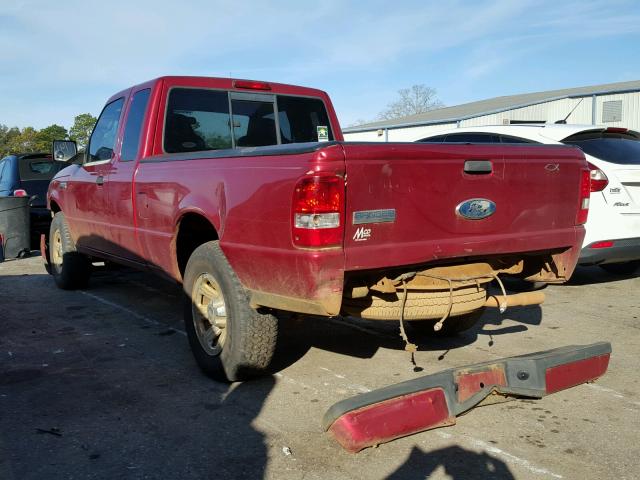 1FTYR44U88PA42271 - 2008 FORD RANGER SUP RED photo 3