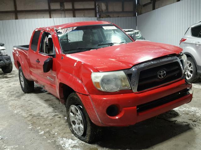 5TEUX42N07Z369187 - 2007 TOYOTA TACOMA ACC RED photo 1