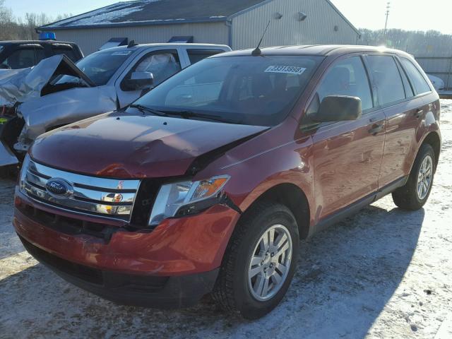 2FMDK36C98BA56667 - 2008 FORD EDGE SE RED photo 2