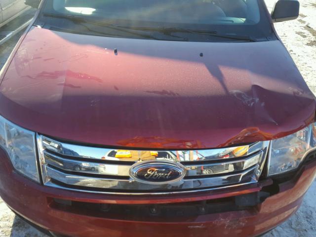 2FMDK36C98BA56667 - 2008 FORD EDGE SE RED photo 7