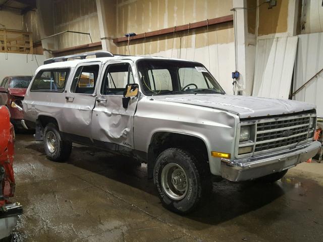 1GNEV16K9MF138507 - 1991 CHEVROLET SUBURBAN V SILVER photo 1