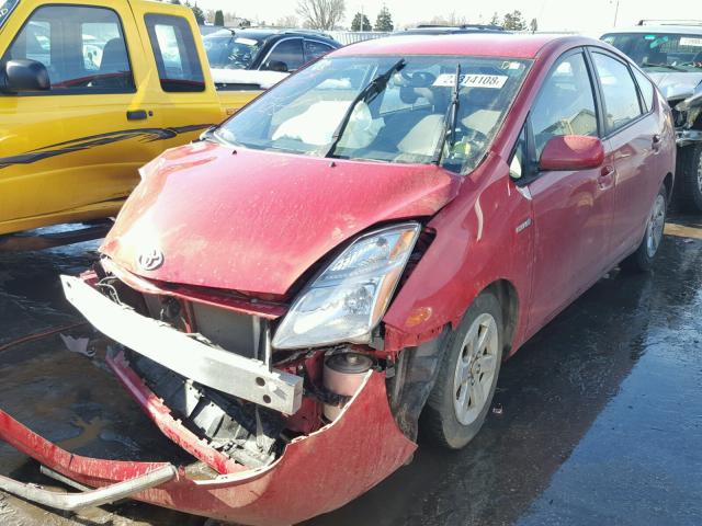 JTDKB22U267504676 - 2006 TOYOTA PRIUS RED photo 2