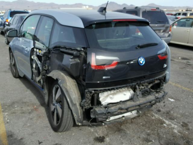 WBY1Z4C56EV277253 - 2014 BMW I3 REX SILVER photo 3