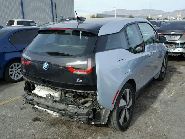 WBY1Z4C56EV277253 - 2014 BMW I3 REX SILVER photo 4