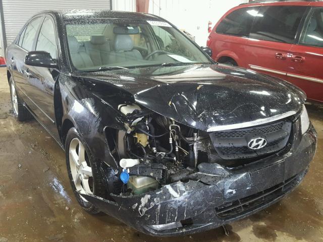 5NPEU46F86H084478 - 2006 HYUNDAI SONATA GLS BLACK photo 1