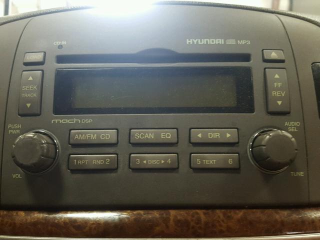 5NPEU46F86H084478 - 2006 HYUNDAI SONATA GLS BLACK photo 9