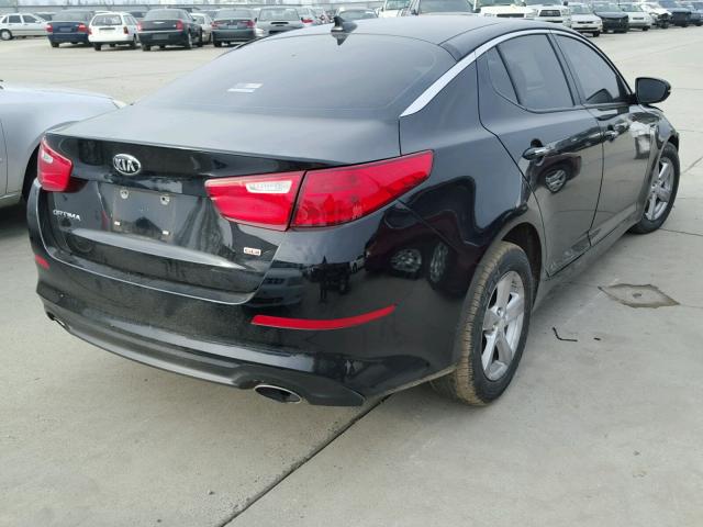 5XXGM4A70EG301931 - 2014 KIA OPTIMA LX BLACK photo 4